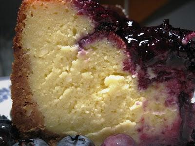 Il cheese cake di Mammazan ai mirtilli