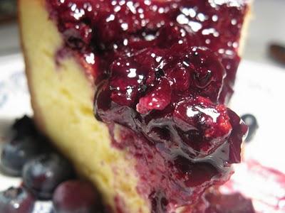 Il cheese cake di Mammazan ai mirtilli