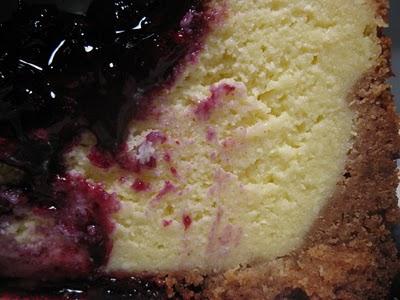 Il cheese cake di Mammazan ai mirtilli