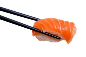 Salmon nigiri (sushi addicted) XD