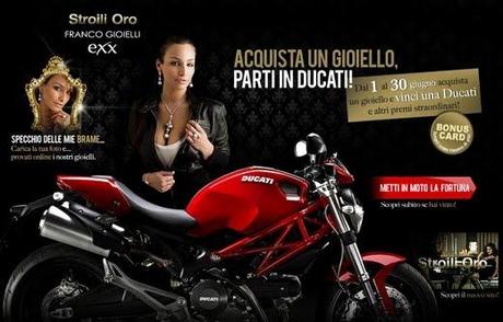 Con Stroili acquisti un gioiello e parti in Ducati