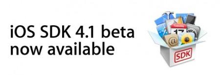Apple rilascia il Firmware 4.1 Beta 2