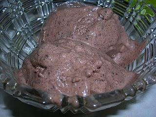 Gelato al cioccolato e panna