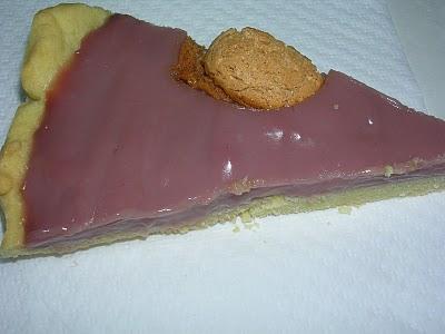 Crostata alla crema di lampone e melograno