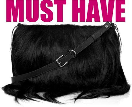 MARNIGoat hair leather bag