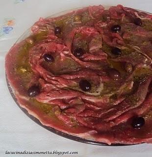 Carpaccio al profumo di capperi