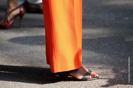 In the Street...Milan Fashion Week...Desire for Orange #5