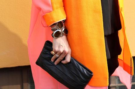 In the Street...Milan Fashion Week...Desire for Orange #5