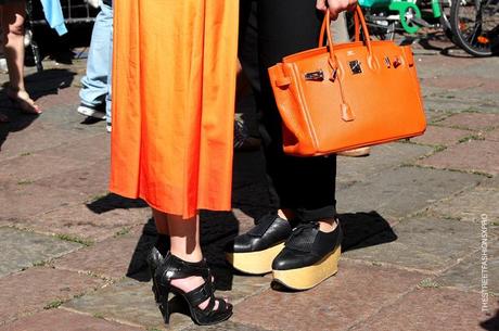 In the Street...Milan Fashion Week...Desire for Orange #5