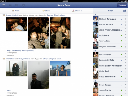 facebook ipad Apple: Facebook nativo in iOS5? Facebook Apple 