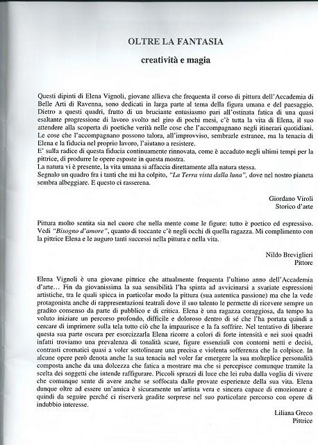 Cataloghi di mie mostre