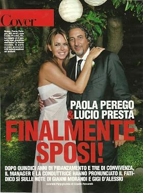 Paola Perego e Lucio Presta sposi: le foto della festa