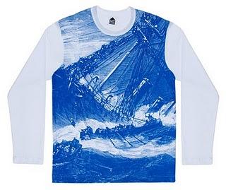 Dover Street Market Shipwreck & waves T-shirt