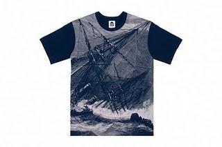 Dover Street Market Shipwreck & waves T-shirt
