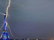 fulmine sulla Tour Eiffel