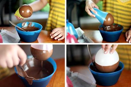 Come fare delle ciotoline di cioccolato