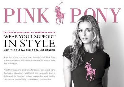 Pink Pony Campaign by Ralph Lauren and Fondazione Veronesi