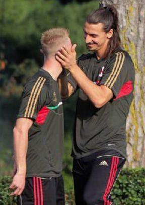 Ibrahimovic e Abate sono più che amici?