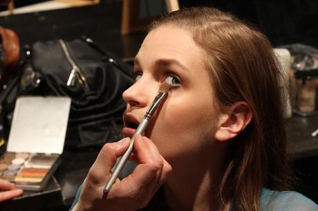 Models backstage @Milano Fashion Week: make up&co;.