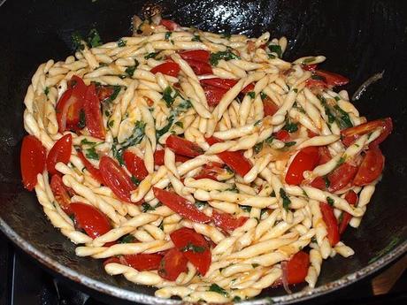 Strozzapreti con la rucola