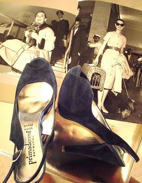 Audrey Hepburn et mes chaussures bleu de cobalt