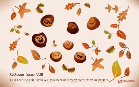 28 wallpaper con il calendario di Ottobre 2011