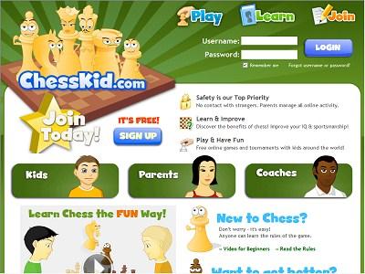 Gli scacchi per bambini: ChessKid.com