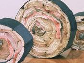 Textures patterns materici nelle sculture libri jacqueline rush