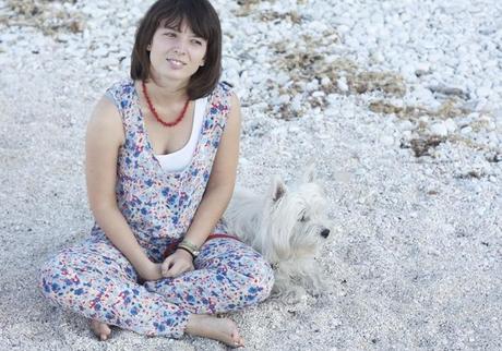 Summer on a solitary beach