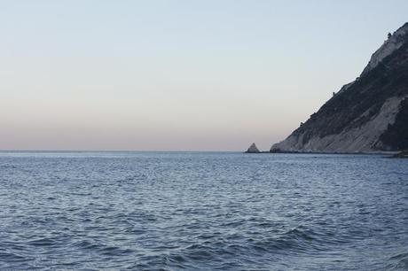 Summer on a solitary beach