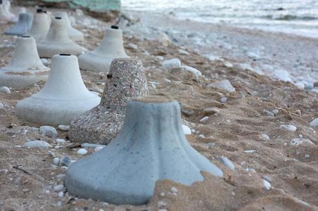 Summer on a solitary beach