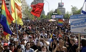 Marcia massiccia per la Diversità a Santiago