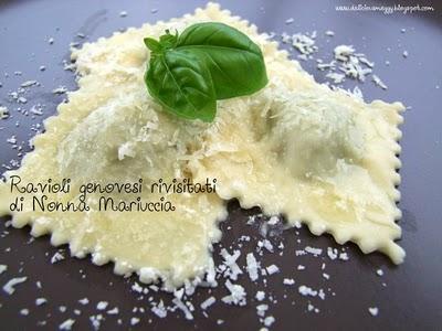 Ravioli genovesi rivisitati di Nonna Mariuccia