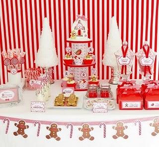 * Candy Christmas Table *