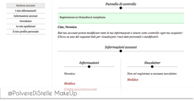 Lancio ufficiale Glossybox.it