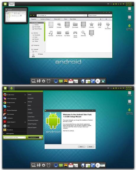 Come trasformare Windows 7 in Android