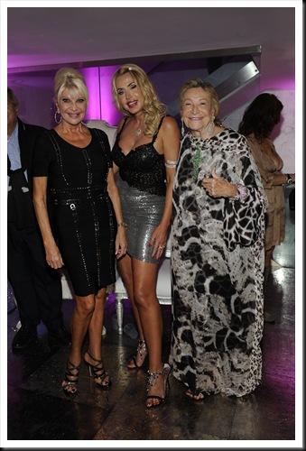 Ivana Trump;;Valeria Marini;Marta MArzotto