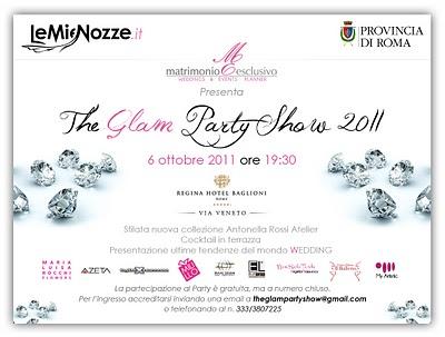 The Glam Party Show con Atelier myArtistic 6 Ottobre 2011