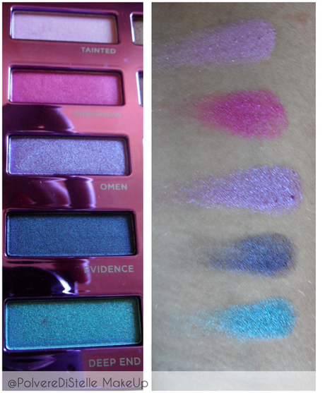 Urban Decay 15 Anniversary Swatches