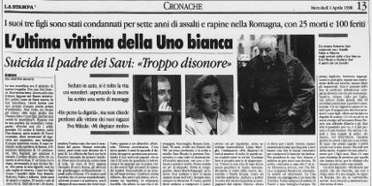 Il suicidio del padre dei Savi