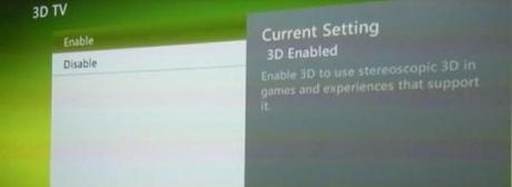 Anche l’Xbox supportera il 3D