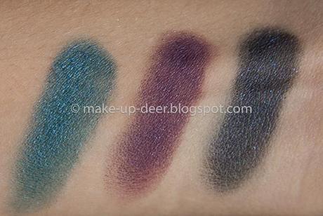 Mac Posh Paradise & Fall Color swatches