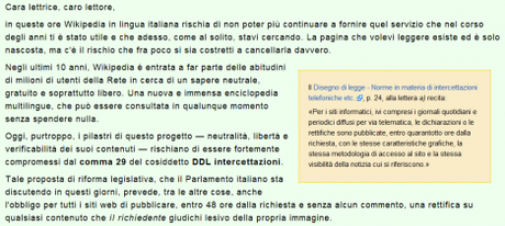 WIKIPEDIA – Che succede?