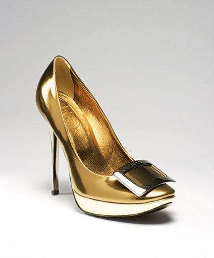 immagini scarpe e scarpette dorate uomo e donna