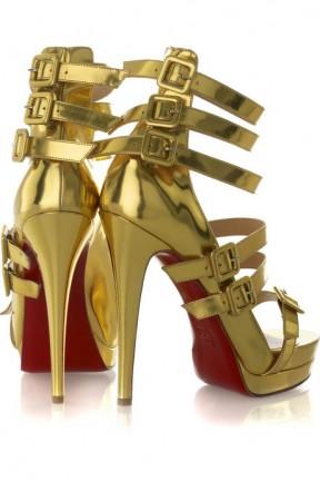 immagini scarpe e scarpette dorate uomo e donna