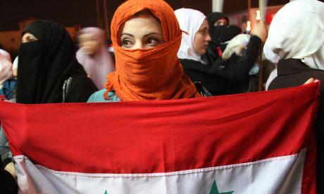 Protester in Amman