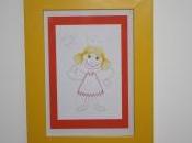 Biglietto auguri ricamato