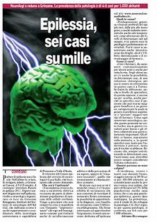 Un convegno sull'epilessia