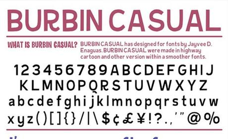 font del 2011 burbin casual