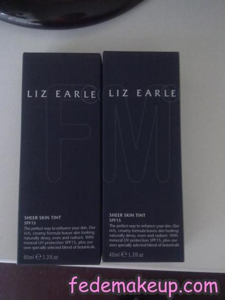 Review e inci Liz Earle Colour “Sheer Skin Tint” Colore 01 Bare e 02 Beige